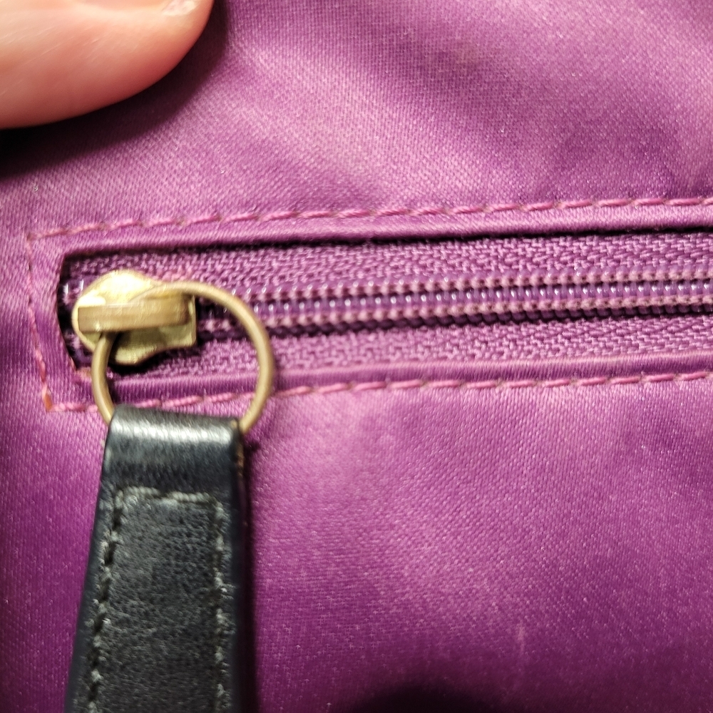 Vintage Coach Madison Gathered Leather Satchel - Picture 13 of 15
